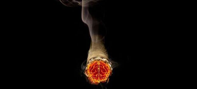 égő cigaretta és a nikotin káros hatása